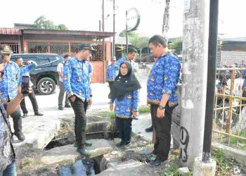 Wali Kota Tanjungbalai Tinjau Rehabilitasi Jembatan di Jalan Sutami – Kelurahan Pulo Simardan
