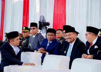 Bupati Batu Bara Hadiri Upacara HUT ke-81 TNI di Belawan