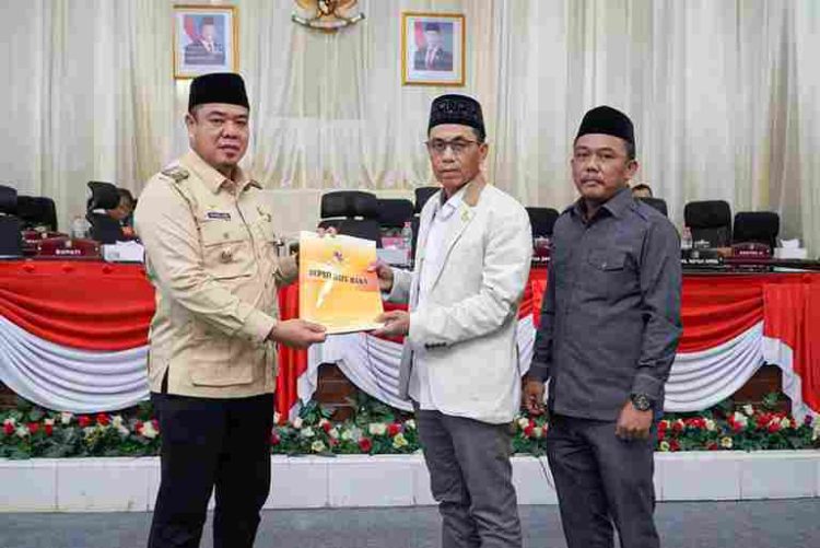 Wabup Syafrizal Sampaikan Tiga Ranperda dalam Rapat Paripurna DPRD Batu Bara