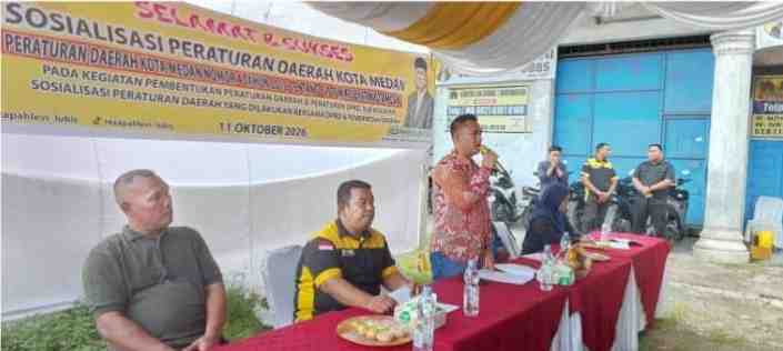 Ketua Komisi I DPRD Medan Ajak Masyarakat Peduli Jaga Lingkungan Sehat Terhindar Narkoba