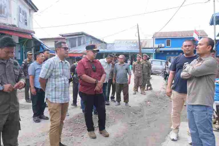 Wali Kota Tanjungbalai Tinjau Perbaikan Jalan Asahan dan Jalan Veteran