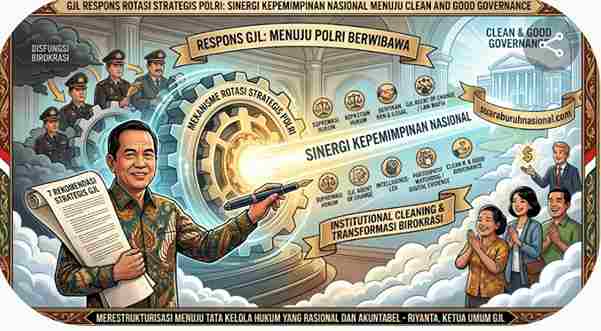 GJL Respons Rotasi Strategis Polri: Sinergi Kepemimpinan Nasional Menuju Clean and Good Governance