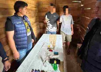Polres Toba dan BNN Gerebek Sarang Narkoba di Silaen, Dua Pria Diamankan