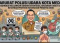 Darurat Polusi Udara Kota Medan: Disdikbud Keluarkan Edaran Strategis, Ancaman Kabut Asap Ketatkan Proteksi Kesehatan Peserta Didik