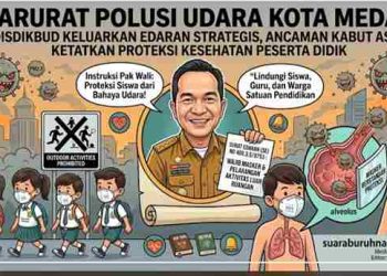 Darurat Polusi Udara Kota Medan: Disdikbud Keluarkan Edaran Strategis, Ancaman Kabut Asap Ketatkan Proteksi Kesehatan Peserta Didik