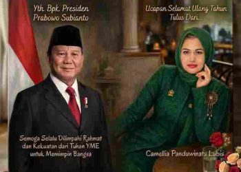 Sekjen KITA Camellia Panduwinata Lubis Sampaikan Ucapan Selamat Ulang Tahun kepada Presiden Prabowo Subianto