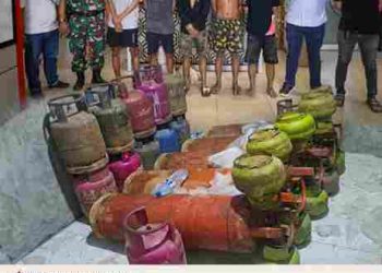 Operasi Senyap Tengah Malam: Kodaeral I Bongkar Sindikat Pengoplosan Gas Elpiji Ilegal di Deli Serdang