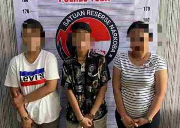 Satresnarkoba Polres Toba Amankan Tiga Perempuan Positif Narkoba di Kos-kosan Balige