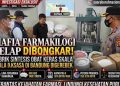 Mafia Farmakologi Gelap Dibongkar: Pabrik Sintesis Obat Keras Skala Raksasa di Bandung Digerebek