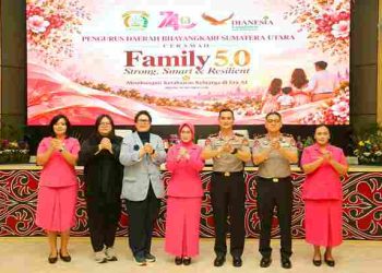 Kapolda Sumut Sonny Irawan Apresiasi Peran Bhayangkari dalam Mendukung Tugas Polri