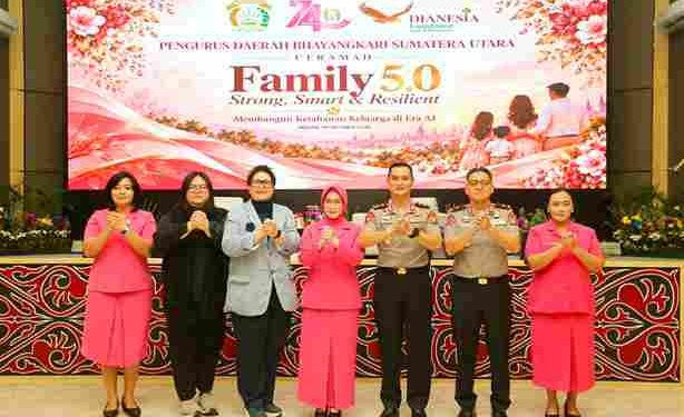 Kapolda Sumut Sonny Irawan Apresiasi Peran Bhayangkari dalam Mendukung Tugas Polri