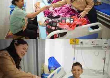 Kualitas Udara Memburuk Lagi, Ketua Dharmawanita Toba Jenguk Anak-Anak Dirawat RSUD Porsea dan Keluarkan Imbauan Tegas untuk Orangtua