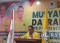 Amper Nainggolan Sesalkan Romy Tak Hadiri Musda X Golkar Dairi