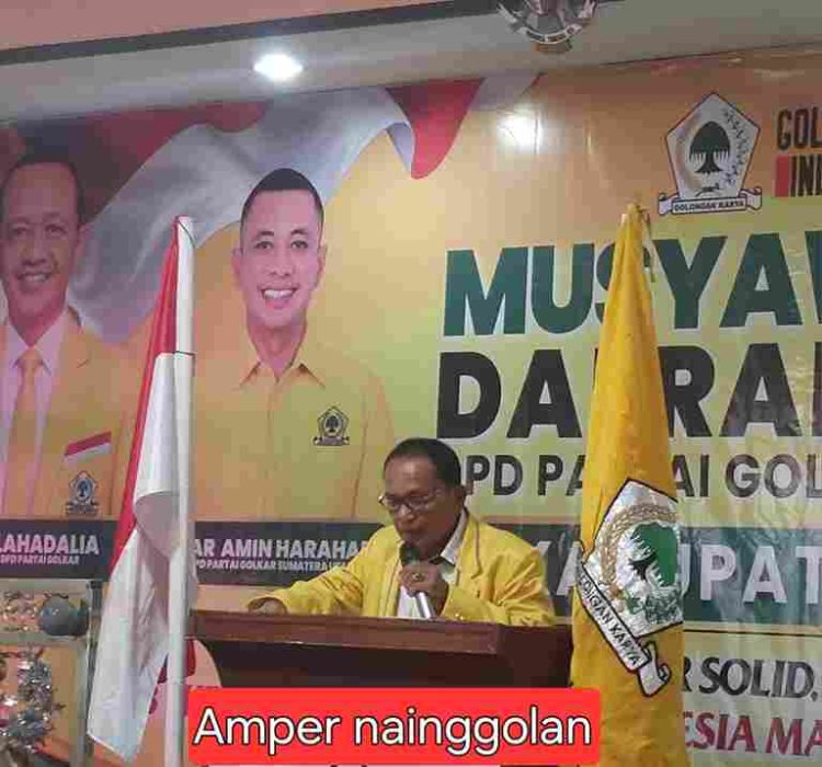 Amper Nainggolan Sesalkan Romy Tak Hadiri Musda X Golkar Dairi