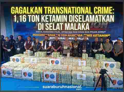 Gagalkan Transnational Crime: Sinergi Strategis Asta Cita Pangkas Jalur Penyelundupan Narkotika Lintas Benua di Selat Malaka