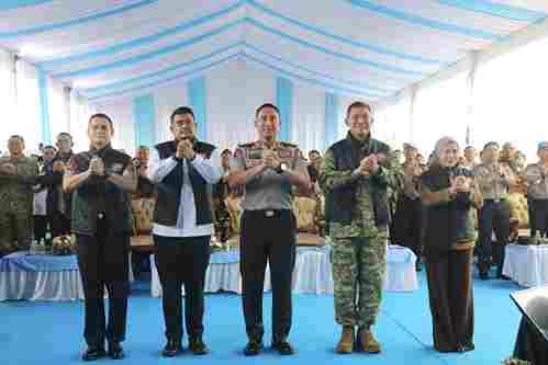 Dipimpin Kapolri, Polda Sumut Bersama Forkopimda Deklarasikan Sumut Tolak Narkoba di Belawan