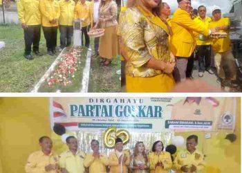 HUT ke-62 Golkar, Sabam Sibarani: Kekuatan Partai Ada di Kecamatan