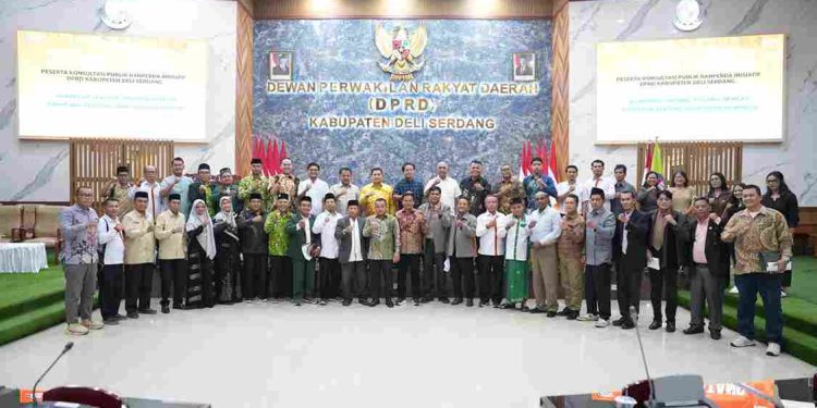 Ketua BKAG Kabupaten Deli Serdang Hadiri Konsultasi Publik Dua Ranperda Inisiatif DPRD Deli Serdang