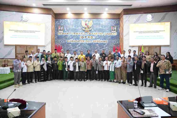 Ketua BKAG Kabupaten Deli Serdang Hadiri Konsultasi Publik Dua Ranperda Inisiatif DPRD Deli Serdang