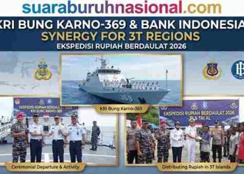 KRI Bung Karno-369 Berlayar Jangkau Wilayah 3T: Sinergi TNI AL dan Bank Indonesia Garansi Kedaulatan Rupiah dan Inklusi Keuangan di Pelosok Negeri