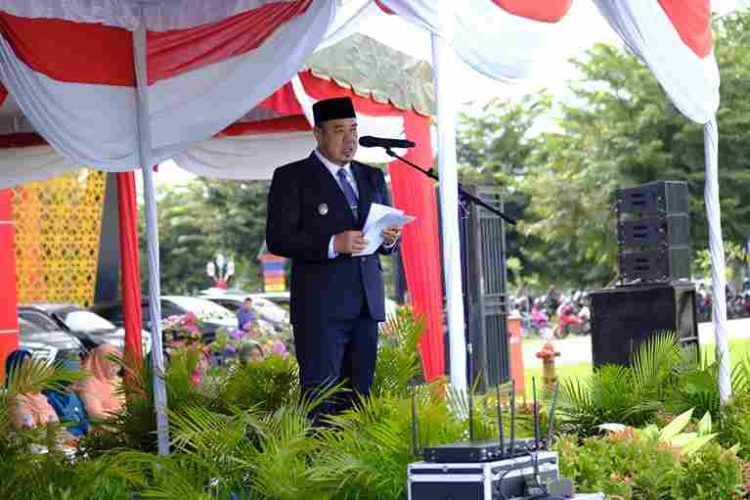 Pimpin Upacara Hari Sumpah Pemuda, Wabup Syafrizal Ajak Generasi Muda Jauhi Narkoba dan Judi Online