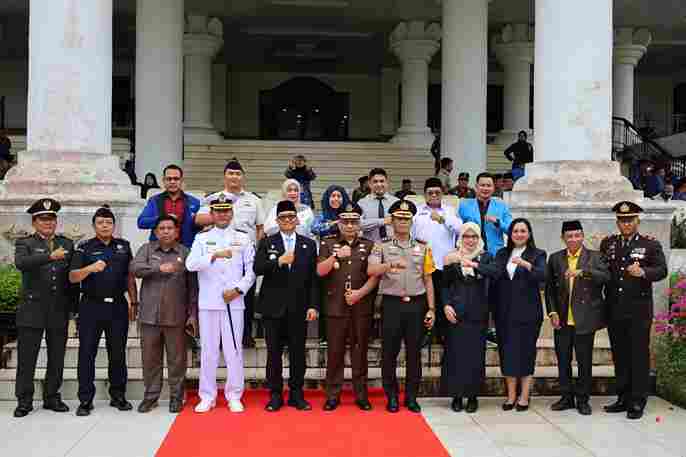 Wawako Fadly Abdina Inspektur Upacara Peringatan Hari Sumpah Pemuda ke-98