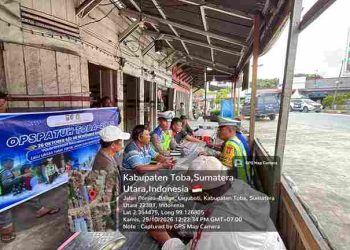 Masuk Hari ke-4 Operasi Patuh Toba 2026, Satlantas Polres Toba Sasar Sopir Angkot di Laguboti