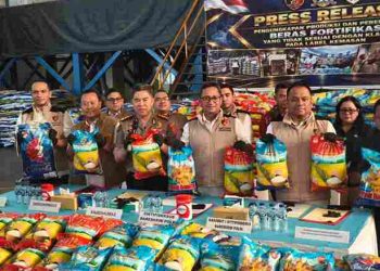 Lindungi Konsumen, Satgas Pangan Polri Ungkap Dugaan Kecurangan Beras Fortifikasi 525 Ton