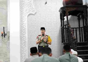 Kapolda Sumut Ajak Jamaah Masjid Muslimin Teladan Bersama Tolak Narkoba dan Jaga Kamtibmas