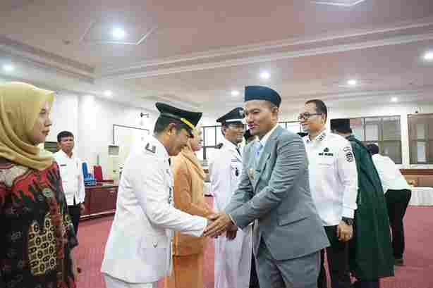 Wali Kota Lantik Pejabat Administrator, Pengawas dan Pejabat Fungsional di Lingkungan Pemko Tanjungbalai