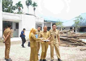 Wali Kota Tinjau Revitalisasi SMP Negeri 6 Kota Tanjungbalai
