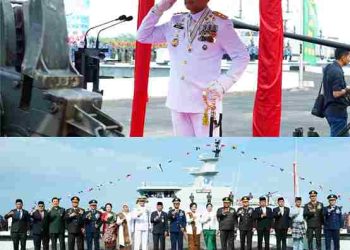 703 Prajurit Getarkan Dermaga Belawan: Simbiosis Strategis Tiga Matra dan Kemanunggalan Geopolitik TNI-Rakyat Pargomgom Samudora