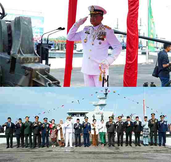 703 Prajurit Getarkan Dermaga Belawan: Simbiosis Strategis Tiga Matra dan Kemanunggalan Geopolitik TNI-Rakyat Pargomgom Samudora