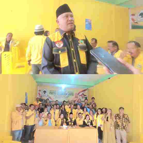 Golkar Dairi Mengerucut, Sabam Sibarani Satu-satunya Bakal Calon yang Kembalikan Formulir