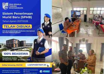 Polres Dairi Sosialisasikan SPMB dan SMA Kemala Taruna Bhayangkara di SMP Negeri 1 Sidikalang