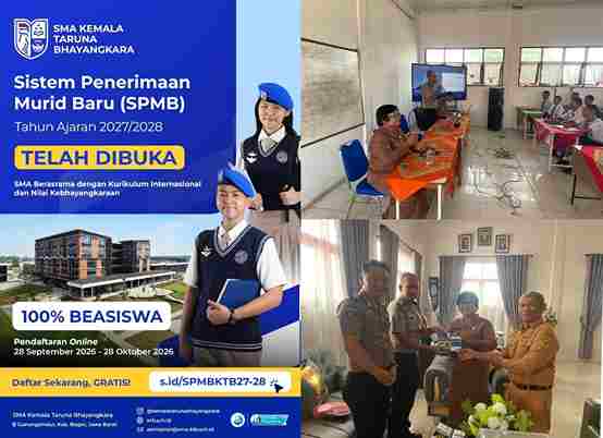 Polres Dairi Sosialisasikan SPMB dan SMA Kemala Taruna Bhayangkara di SMP Negeri 1 Sidikalang