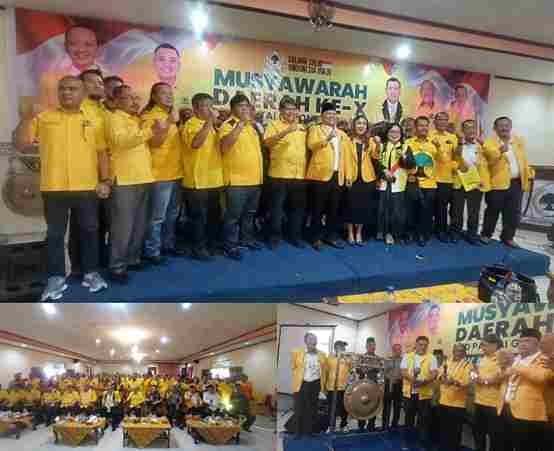 Musda X Golkar Dairi: Sabam Sibarani Kembali Dipercaya, Tekad Rebut Kembali Kejayaan Partai Beringin