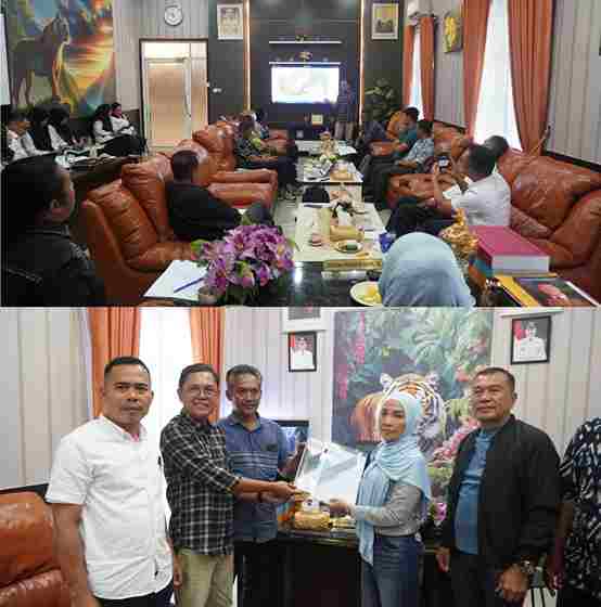 Ketua DPRD Langkat Terima Audensi LSM BITRA Indonesia dan Warga Secanggang