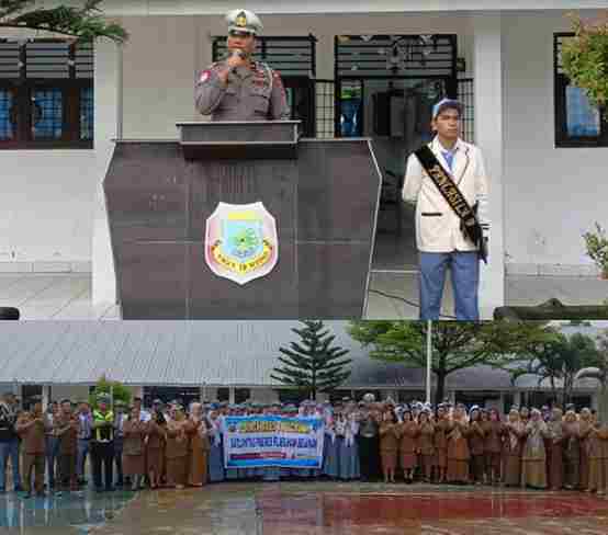 Membangun Budaya Traffic Safety: Satlantas Polres Pelabuhan Belawan Gelar Police Goes to School di SMAN 19 Medan