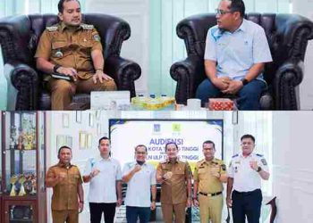 Terima Audiensi PLN, Wali Kota Tebing Tinggi Minta Percepatan Listrik Kolam Renang Pemko dan Penerangan Jalan