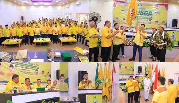 Musda V Golkar Labura, Dr Hendriyanto Sitorus SE MM Kembali Terpilih Jadi Ketua DPD Partai Golkar Labura Periode 2025 – 2030