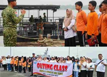 Tumbuhkan Jiwa Bahari di Atas Geladak Kapal Perang: Ratusan Pelajar Kobarkan Semangat Cinta Laut di Kodaeral I