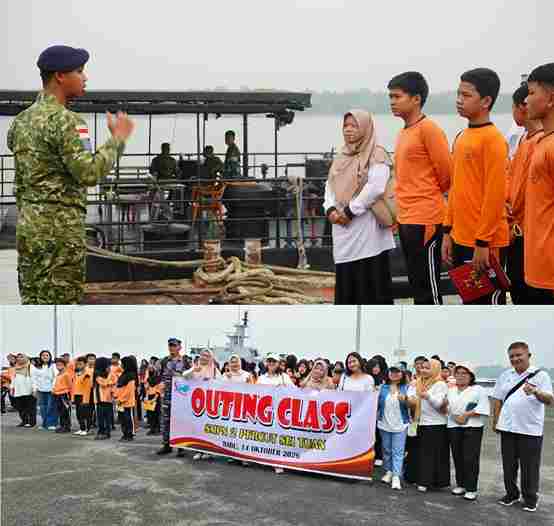 Tumbuhkan Jiwa Bahari di Atas Geladak Kapal Perang: Ratusan Pelajar Kobarkan Semangat Cinta Laut di Kodaeral I