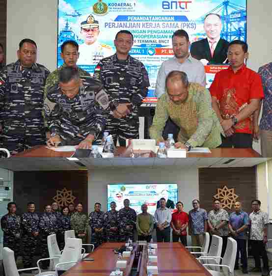 Kodaeo I dan PT BNCT Kolaborasi Perkuat Security Architecture dan Kesehatan Pelabuhan Belawan Pargomgom Samudora
