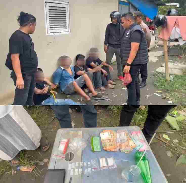 Polres Pelabuhan Belawan Grebek Sarang Narkoba di Marelan, 1 Pengedar dan 3 Pengguna Diamankan