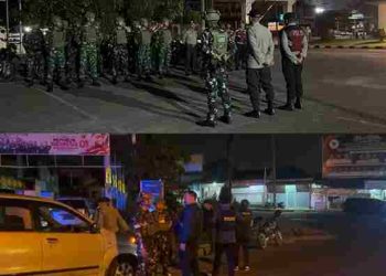 Yonif TP 908/Pertaki Bersinergi dengan Polres Dairi, Perkuat Pengamanan Malam di Sejumlah Titik