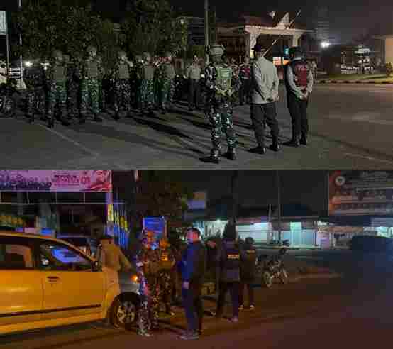 Yonif TP 908/Pertaki Bersinergi dengan Polres Dairi, Perkuat Pengamanan Malam di Sejumlah Titik