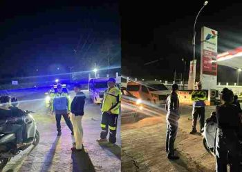Satlantas Polres Toba Gelar Blue Light Patrol Malam Minggu, Cegah Balap Liar di By Pass Balige