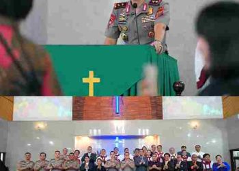 Minggu Kasih di Gereja HKBP Sudirman, Kapolda Sumut Ajak Masyarakat Perangi Narkoba dan Jaga Kamtibmas