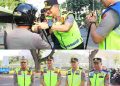 Peduli Keselamatan Pengendara, Kapolda Sumut Turun Langsung Bagikan Helm dan Imbau Tertib Lalu Lintas